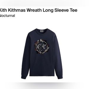 NWT, Kith Kristmas Wreath, l/s tee, Nocturnal. Men’s XXL $140